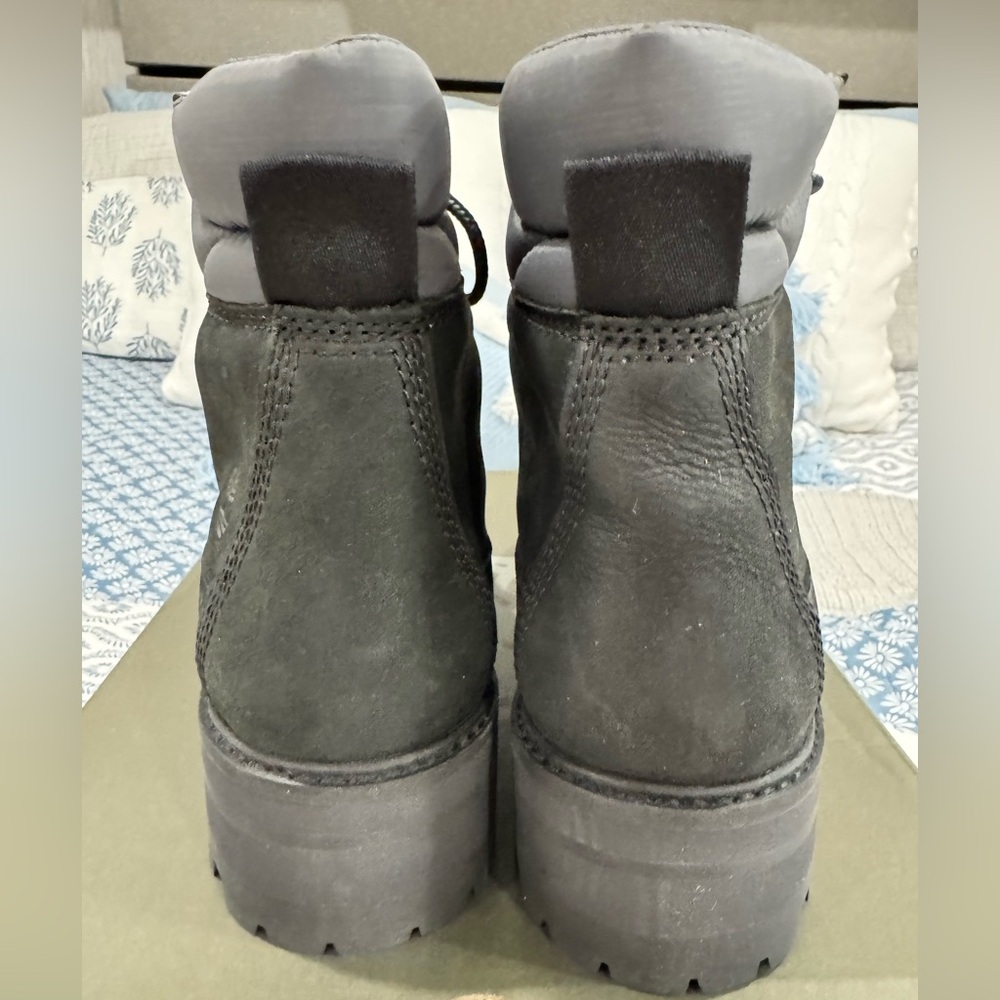 Timberland Courmayeur Valley Hiking Boot - Women's size 8, black nubuck, NIB! - Picture 5 of 11
